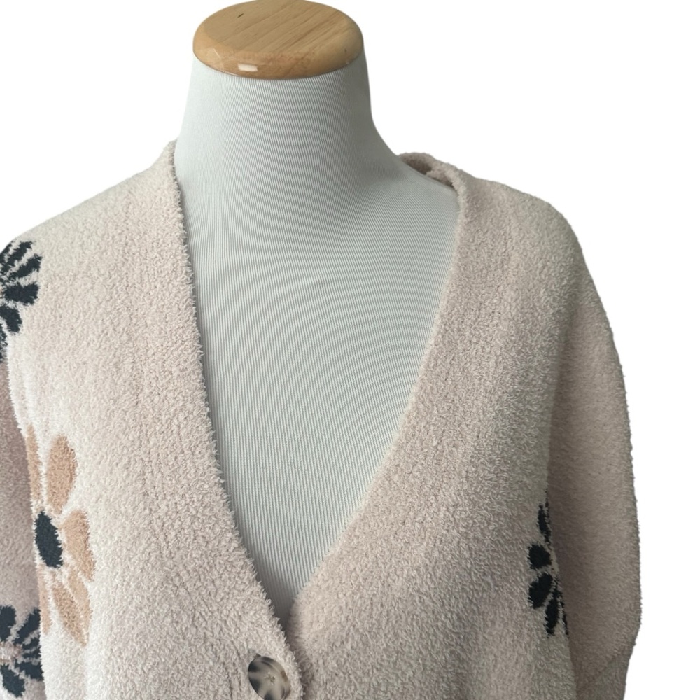 Volcom Dazie Fly By Floral Soft Cardigan Sweater - Picture 2 of 8
